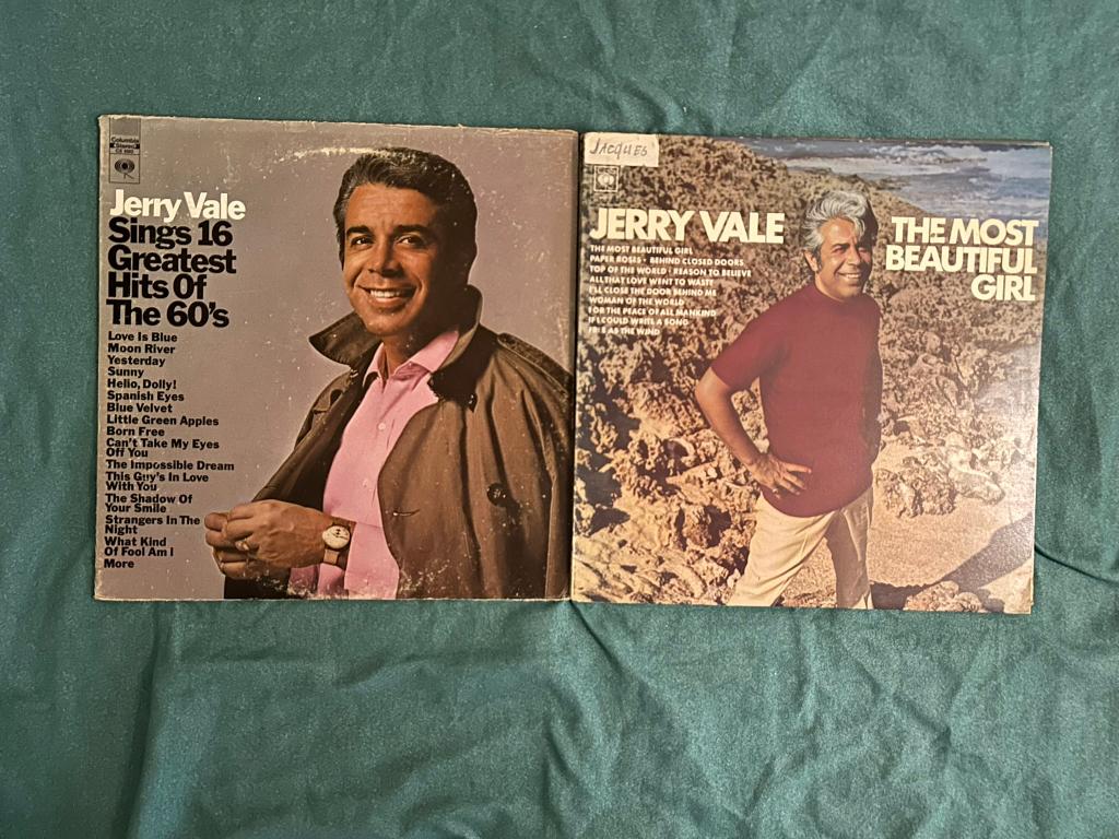 2 LP's Jerry Vale (ook per stuk te koop), Gebruikt, Ophalen of Verzenden, 1970 - 1979, 12 inch