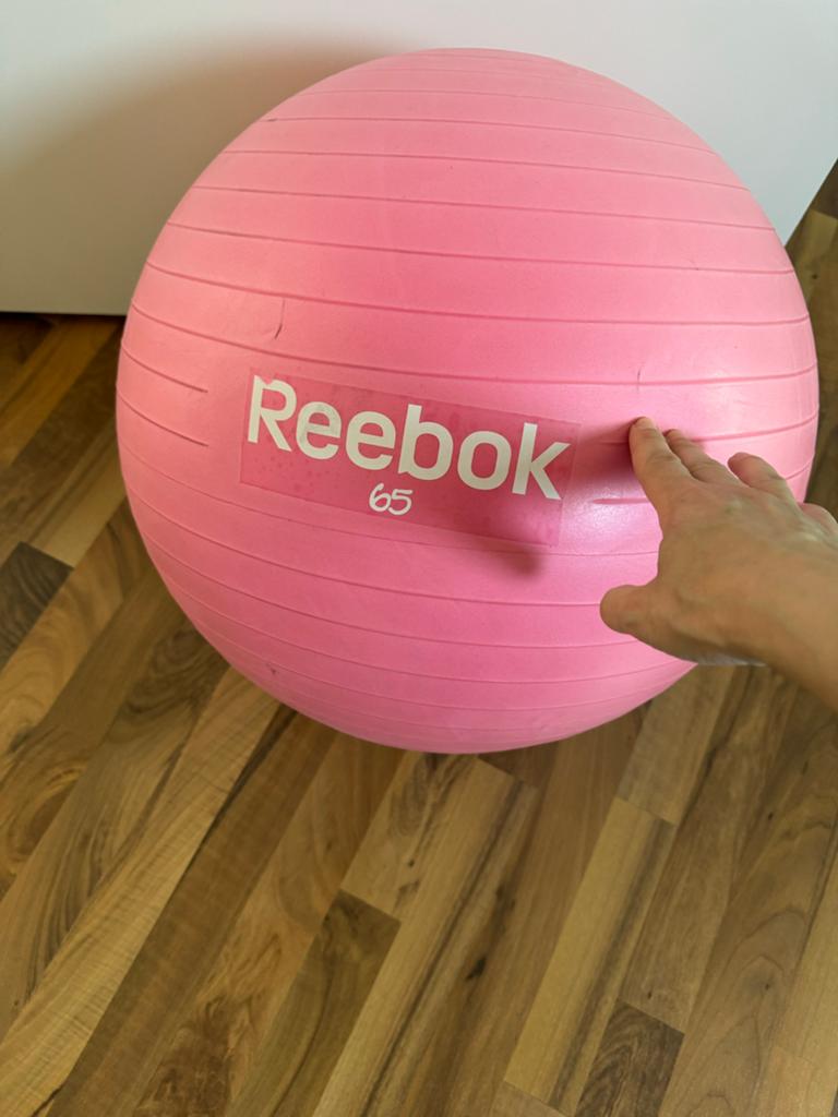 Reebok Fitnessbal 65 cm - Roze, Ophalen, Gebruikt, Buik, Fitnessbal
