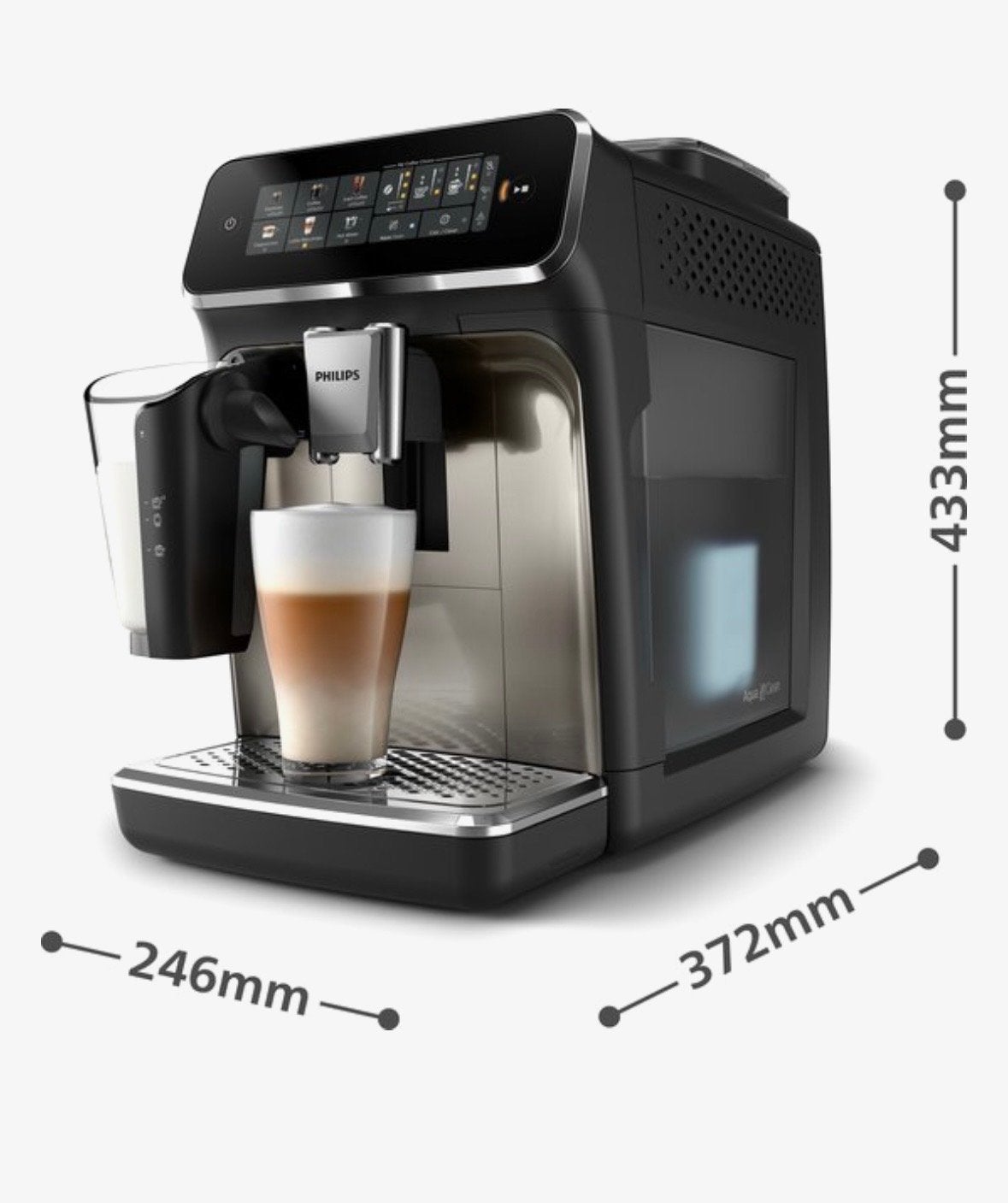 Philips 3300 LatteGo – Volautomatische Espressomachine, Witgoed en Apparatuur, Afneembaar waterreservoir, Espresso apparaat, Nieuw