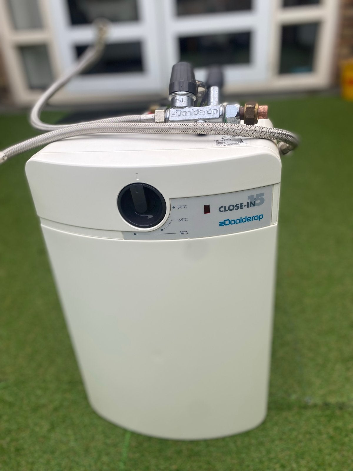 Daalderop Close-in 15 Liter Elektrische Boiler Met Aansluits, Minder dan 20 liter, Ophalen, Zo goed als nieuw, Boiler