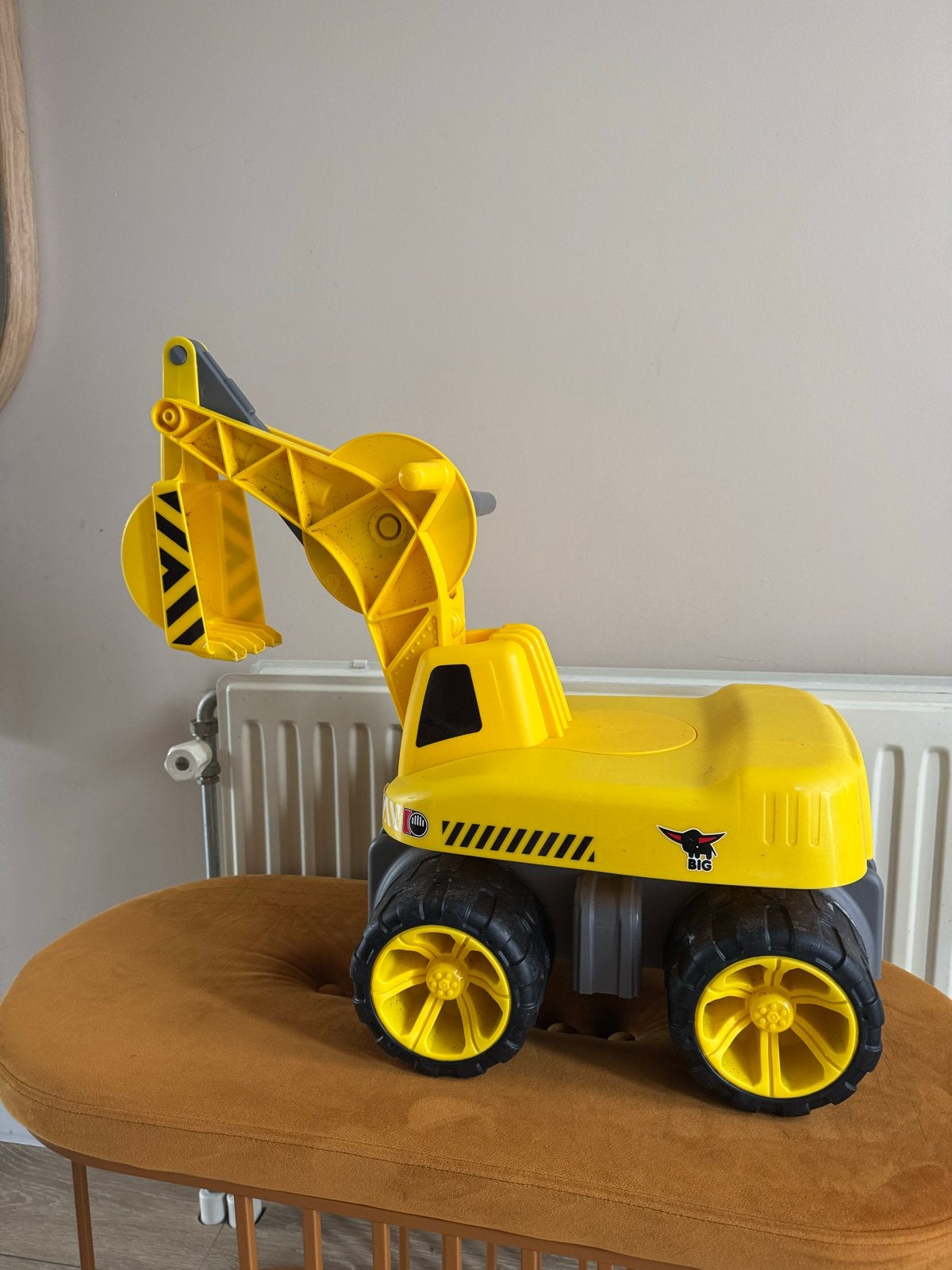 BIG Power Worker Maxi Digger - Gele Graafmachine, Ophalen, Gebruikt, Overige typen