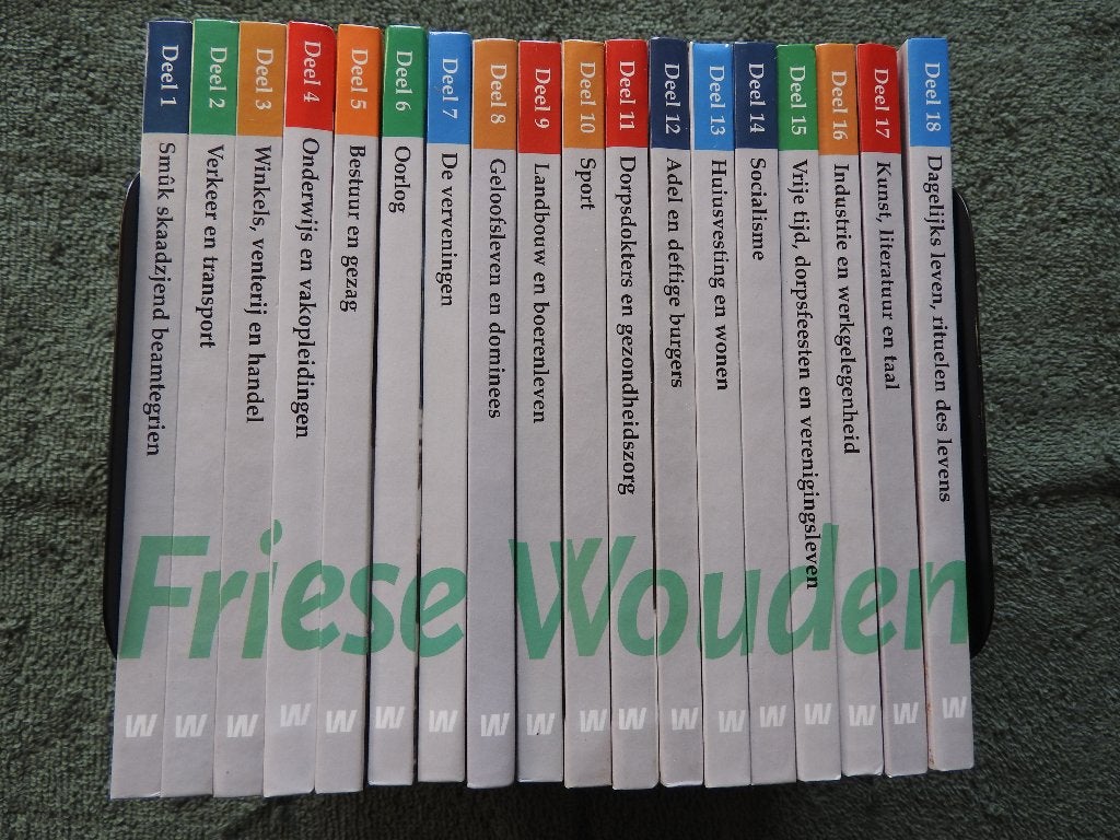 Waar blijft de tijd - 1000 jaar Friese Wouden - Compleet, Boeken, Ophalen of Verzenden, Zo goed als nieuw