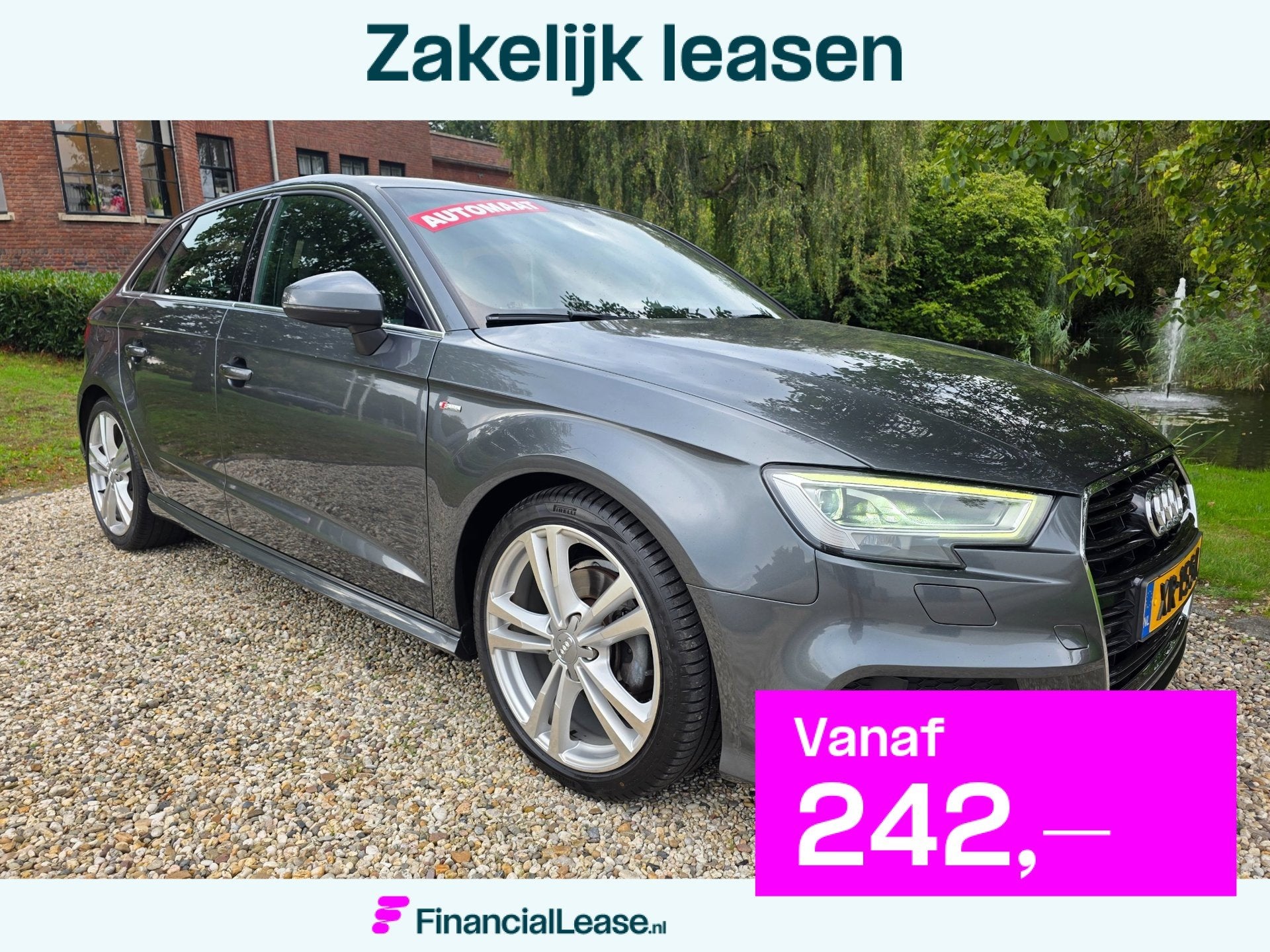 Audi A3 Sportback 35 TFSI CoD Sport S Line Edition, Euro 6, 4 cilinders, 150 pk, Leder en Stof