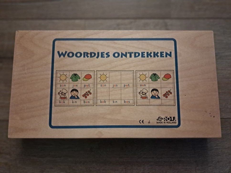 Schoolspelletje woordjes ontdekken, Ophalen, Gebruikt, Taal en Lezen