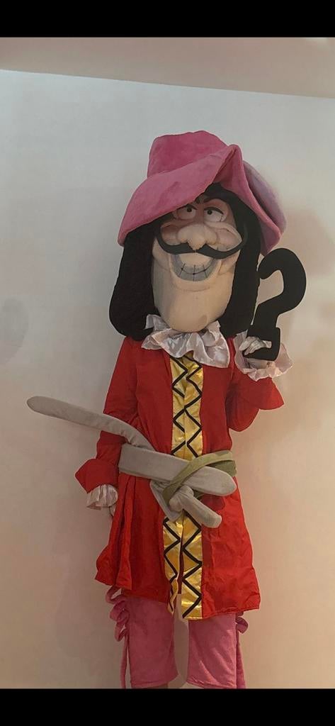 Kapitein Haak mascotte, Ophalen of Verzenden, Zo goed als nieuw