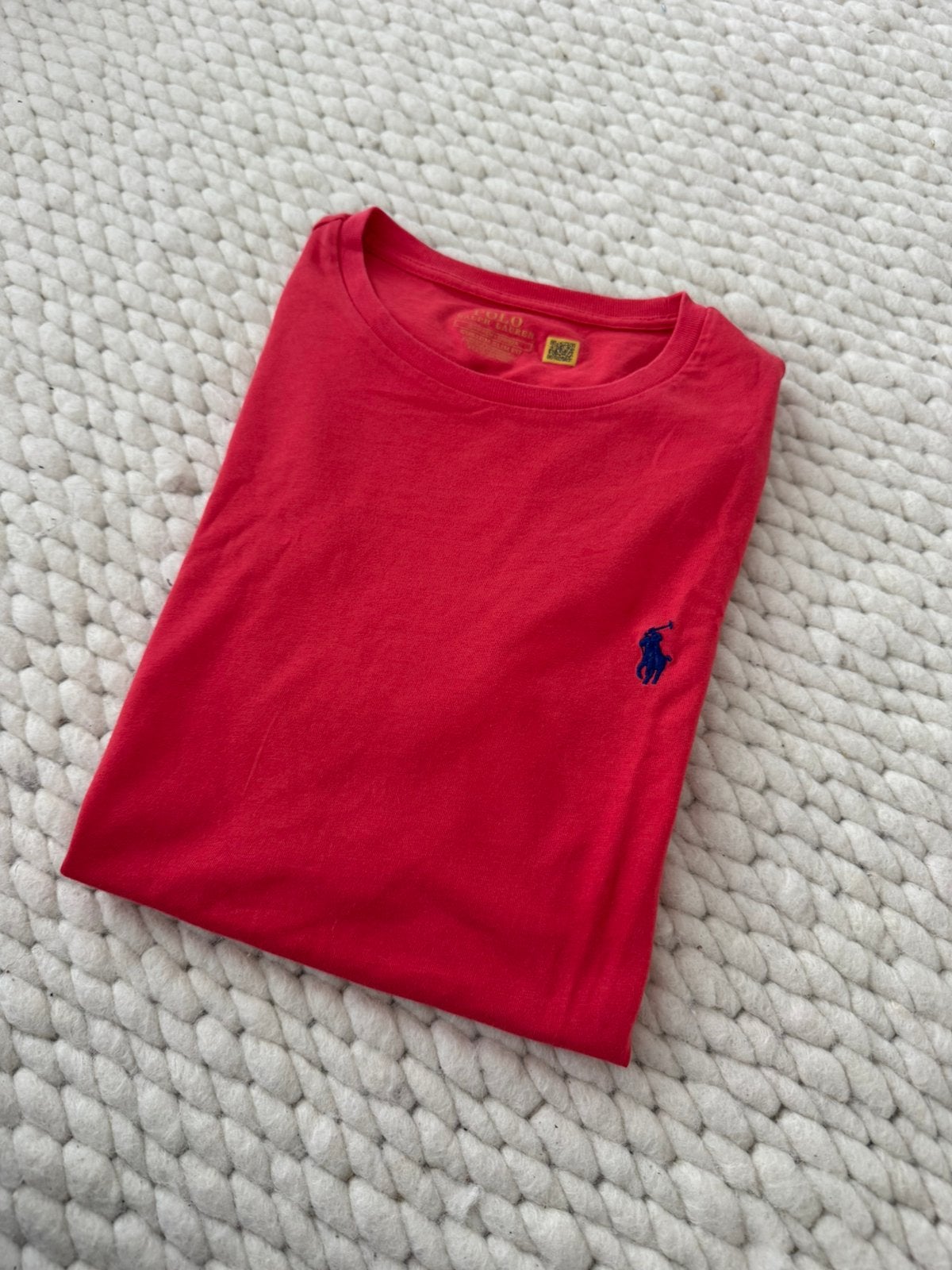Polo Ralph Lauren T-shirt – Rood – Maat S, Ophalen of Verzenden, Zo goed als nieuw, Maat 46 (S) of kleiner, Rood