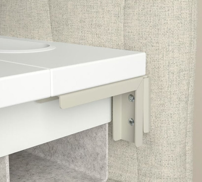 MITTZON Geluidsscherm voor bureau, Gunnared beige, 165x72 cm, Ophalen, Nieuw