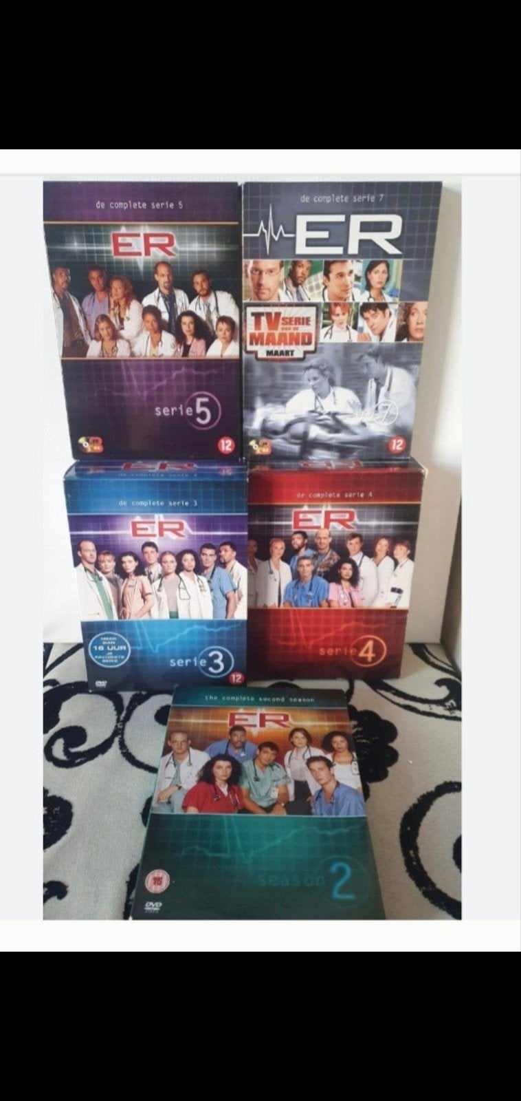 ER DVD Boxsets - Seizoenen 2, 3, 4, 5 en 7 setprijs, Seizoen 3, Nederlands, Drama, Ophalen of Verzenden