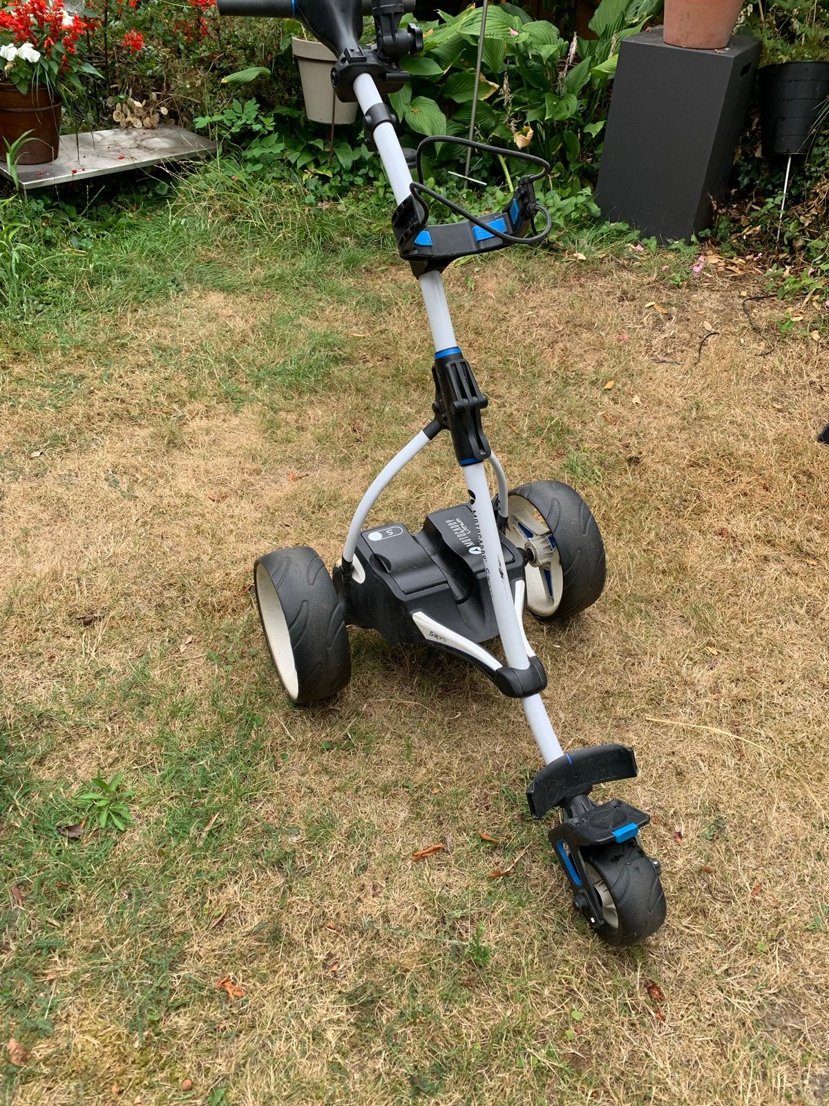 Motocaddy S3 Pro elektrische golftrolley met winterwielen, Sport en Fitness, Golf, Ophalen, Gebruikt, Golfkar, Overige merken