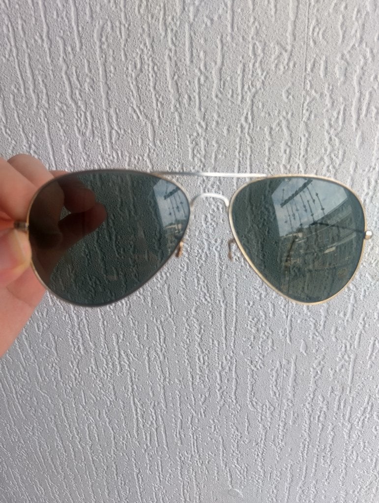 Ray-Ban Bausch & Lomb 80's original vintage, Gebruikt, Zonnebril, Verzenden, Zwart