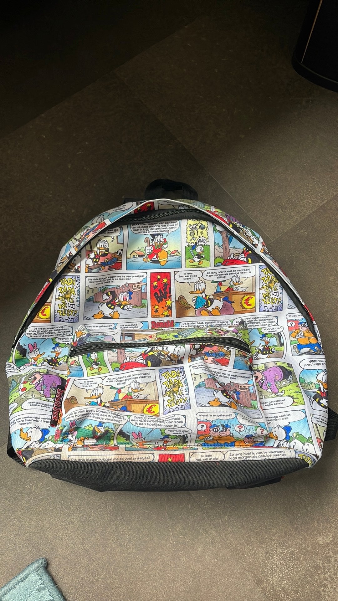 Donald Duck Disney rugzak 40x30x15cm met voorvak & binnenvak, 45 tot 60 cm, Disney of Dora, 25 tot 40 cm, Ophalen of Verzenden