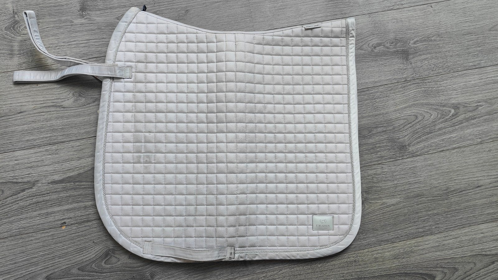 Eskadron Platinum Pearlgrey full dressuur, Dieren en Toebehoren, Gebruikt, Katoen, Dressuurdekje, Ophalen of Verzenden