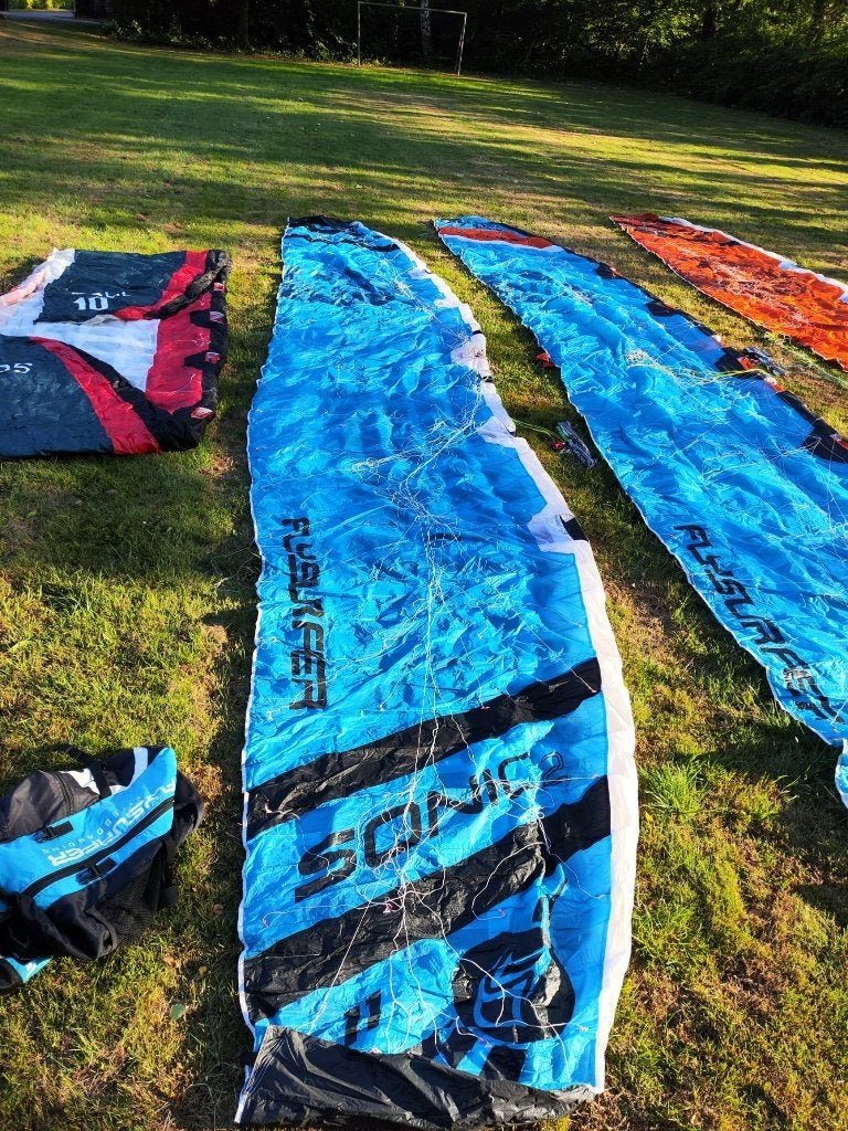Flysurfer Sonic v2 set, ook los te koop, Watersport en Boten, Gebruikt, 15 m², Geen board, Ophalen of Verzenden