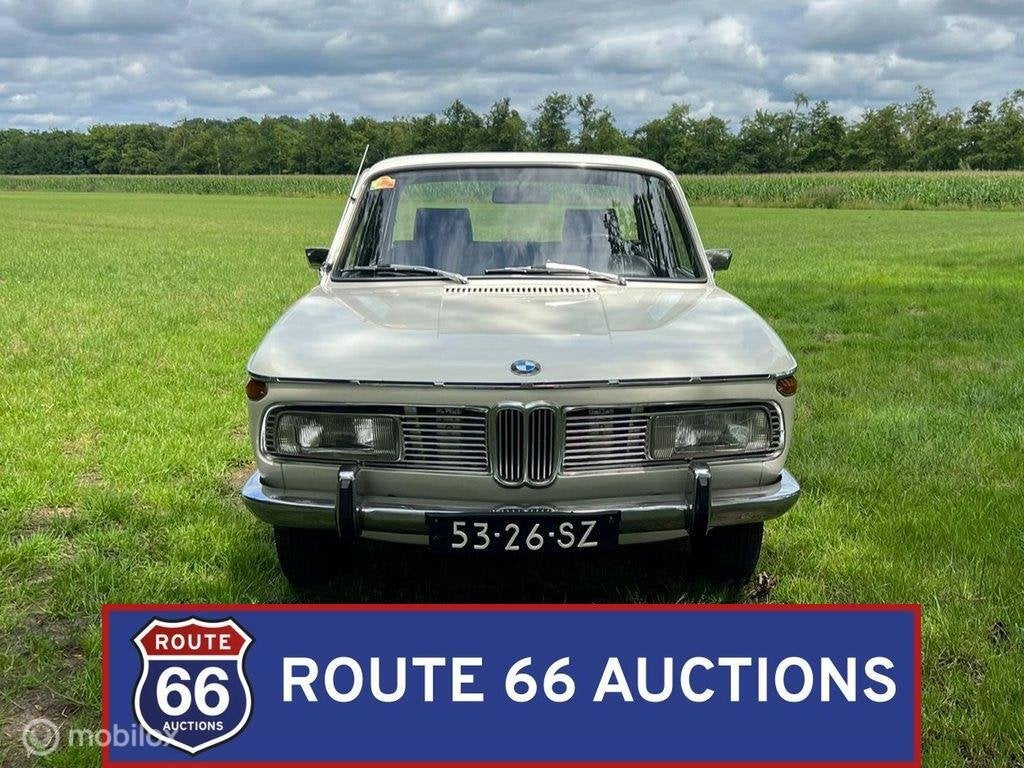 BMW 2000 Automatic | Route 66 Auctions, Auto's, Overige carrosserieën, Zwart, Bedrijf, Handgeschakeld