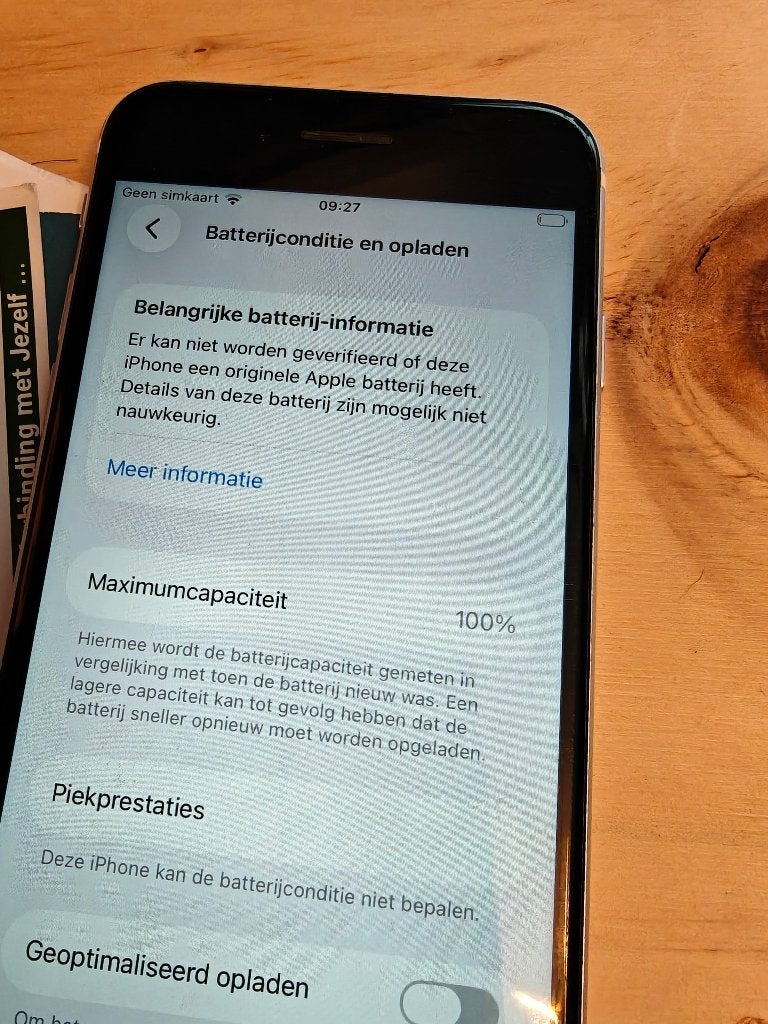 iPhone SE 2022 64GB, Telecommunicatie, Zwart, Refurbished, Ophalen of Verzenden, 64 GB