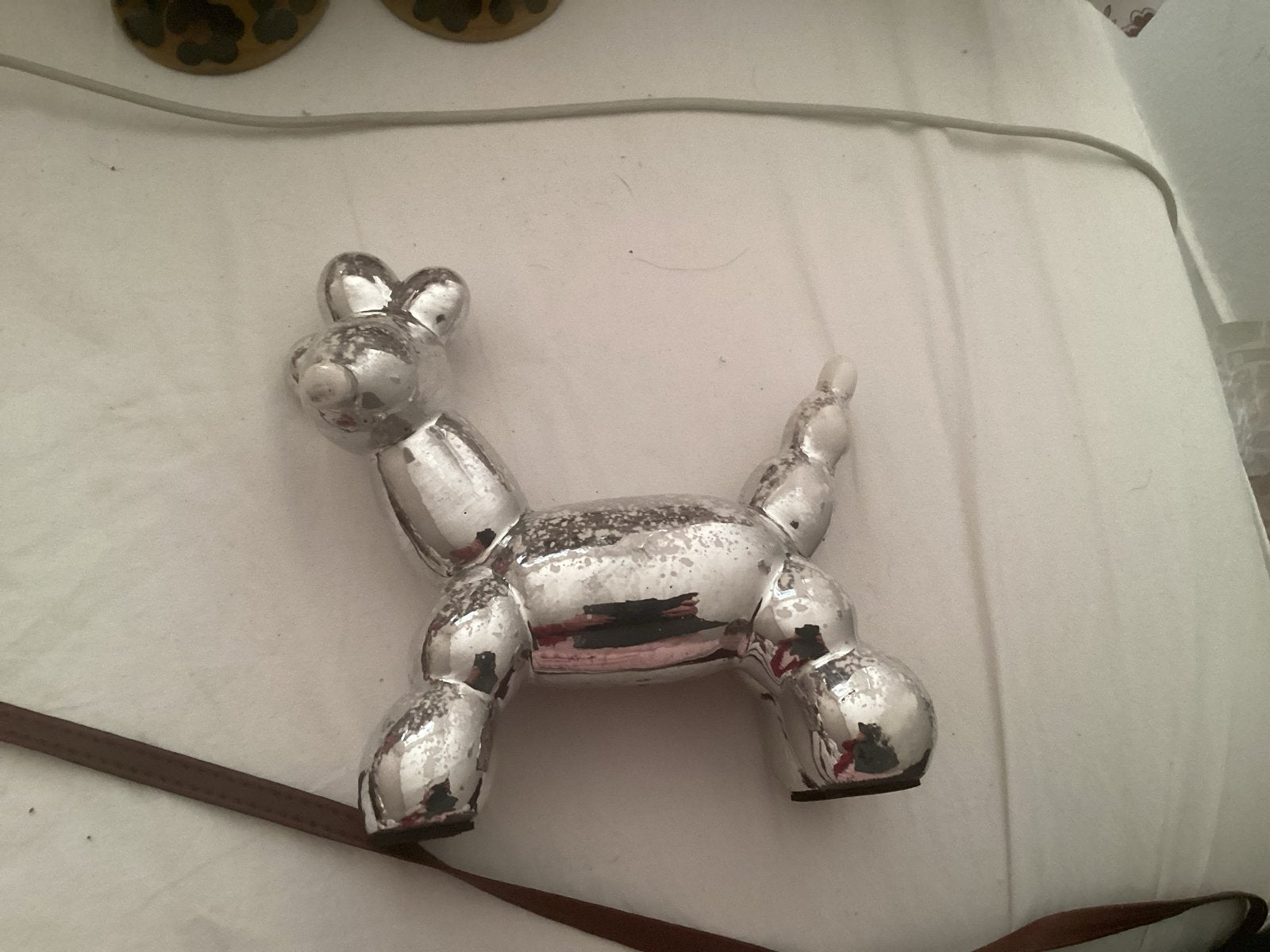 Leuk giraffen beeldje voor kinder- of woonkamer, Ophalen of Verzenden, Nieuw, Zilver, Modern