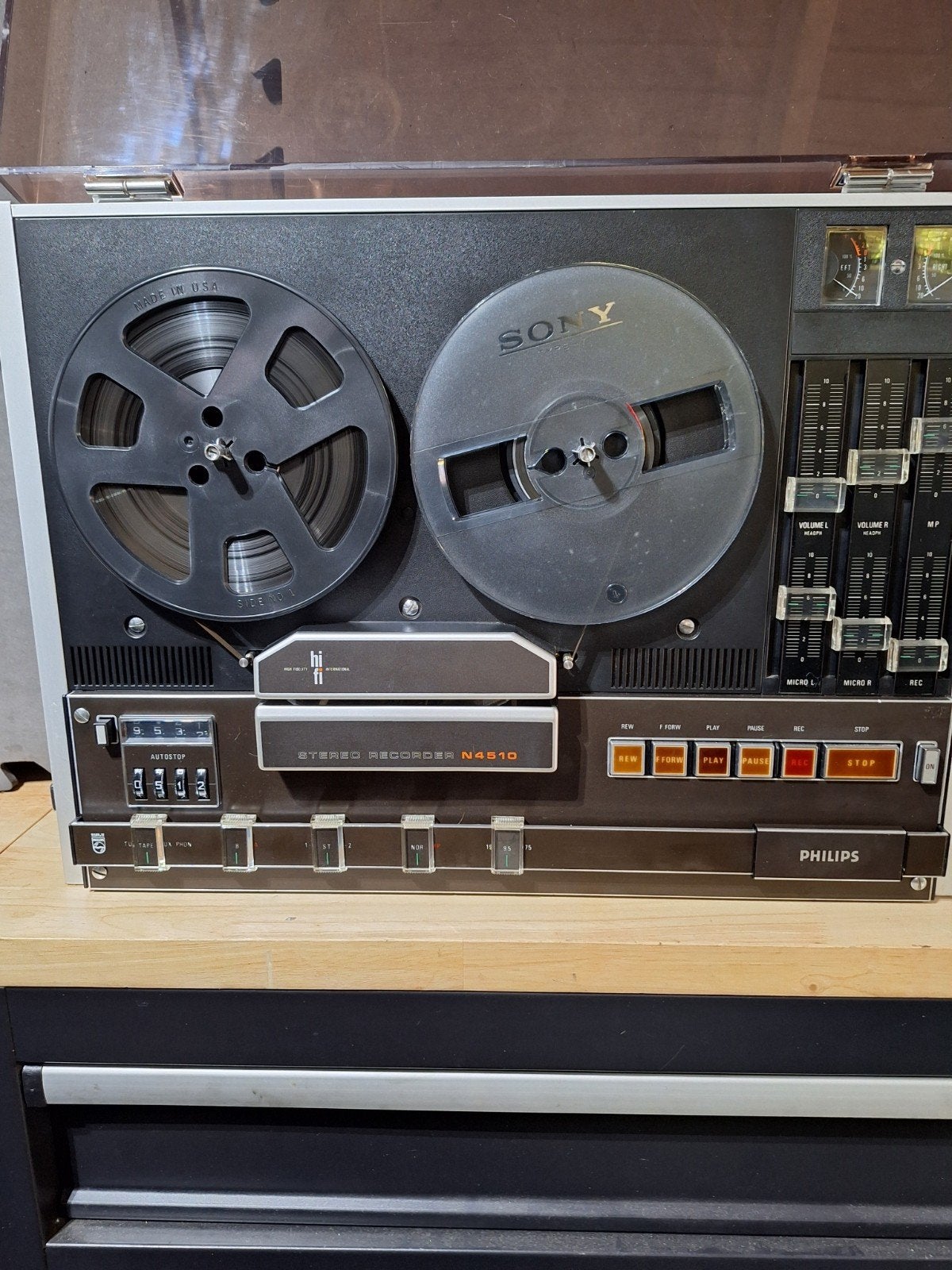 Philips N4510 Bandrecorder,gereviseerd., Ophalen, Bandrecorder