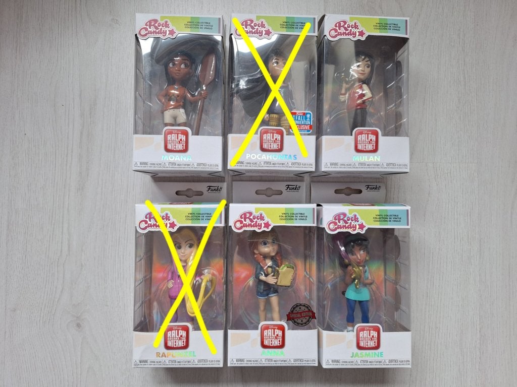 Funko Rock Candy prinsessen serie, Ophalen of Verzenden, Nieuw