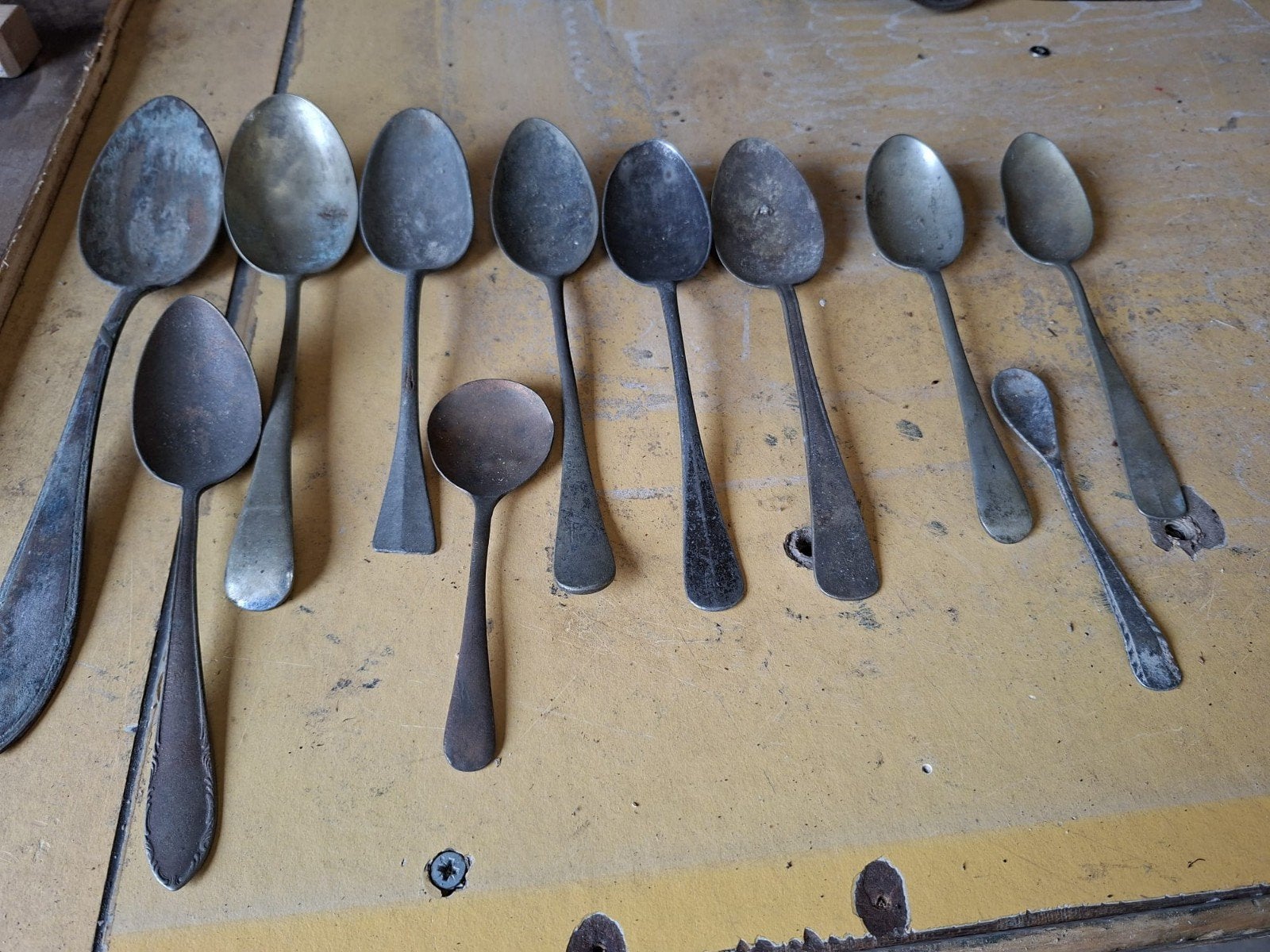 Vintage Bestek Set - Vorken, Lepels en Mes, Ophalen