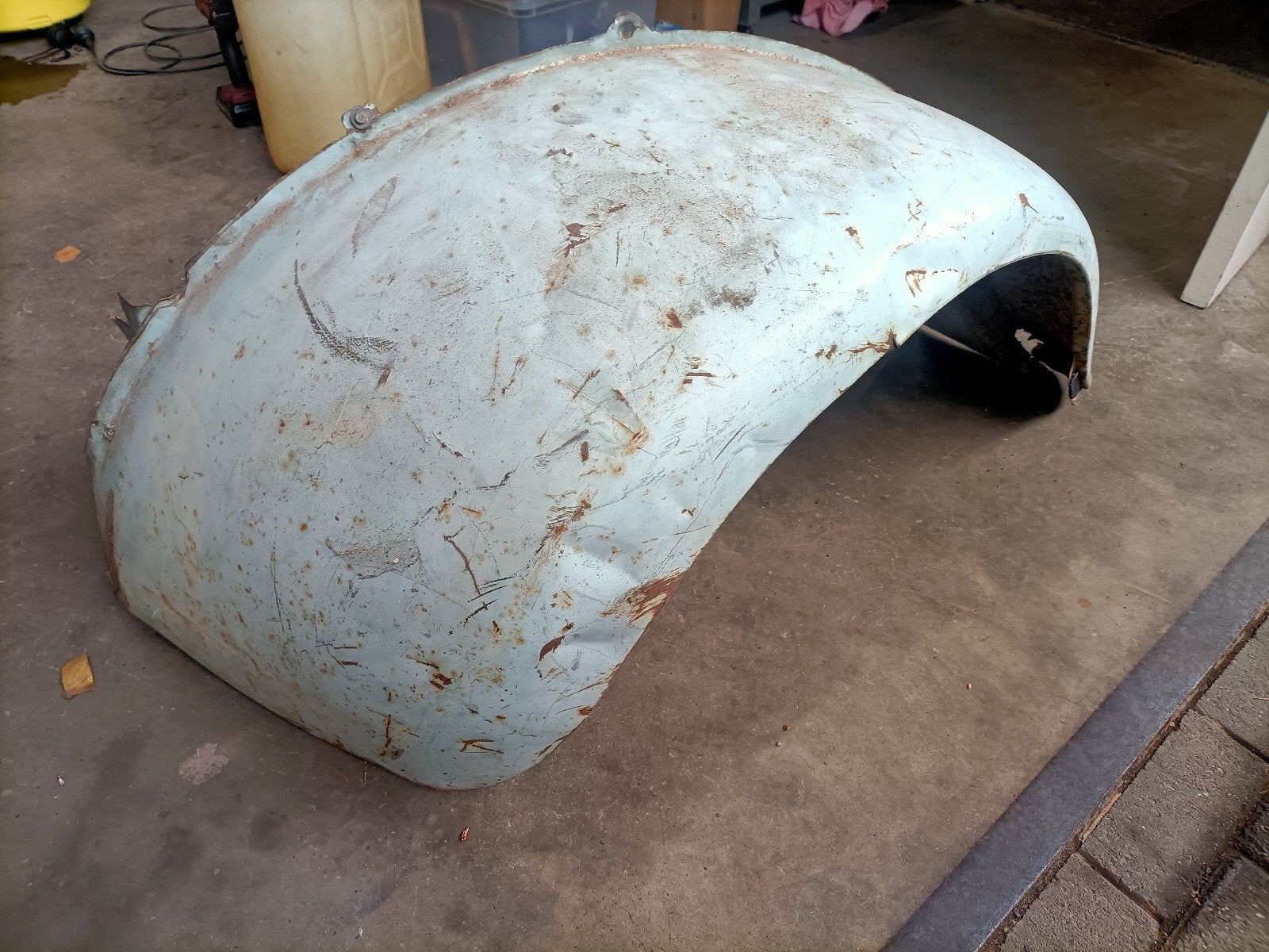 citroen 2cv ribbeleend spatbord, Ophalen