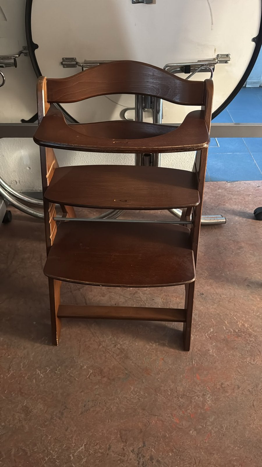 Trip trap stoel 2 x, Ophalen, Gebruikt, Hout