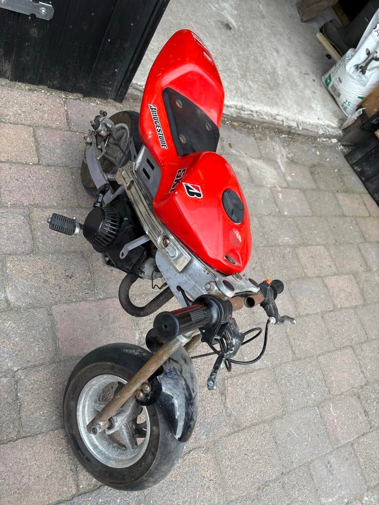 Mini bike 49cc - Rood, Ophalen, Gebruikt, Overige typen, 49 cc