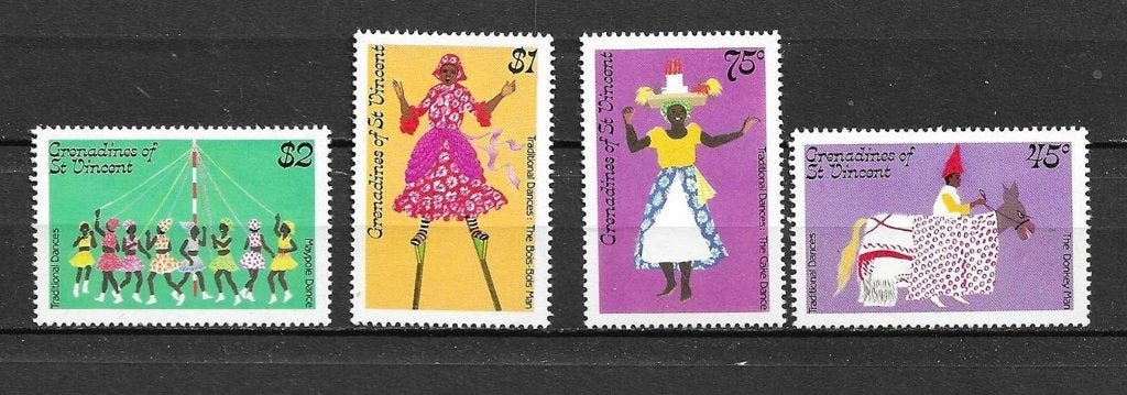 SERIE ST VINCENT GRENADINES PF, Ophalen of Verzenden, Gestempeld, Midden-Amerika