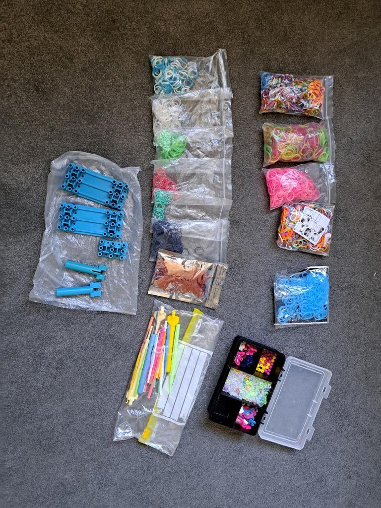 Grote set loombandjes met accessoires en loombord, Ophalen of Verzenden