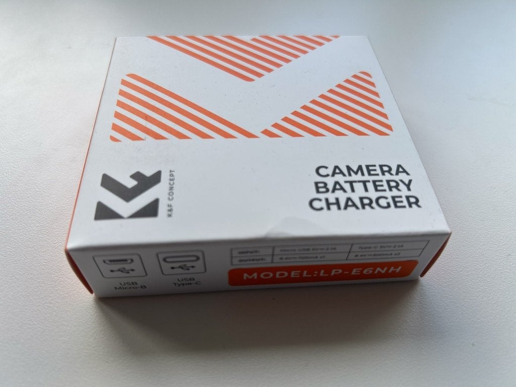 K&F dual batterij-oplader voor Canon LP-E6NH met USB-C, Ophalen of Verzenden, Nieuw