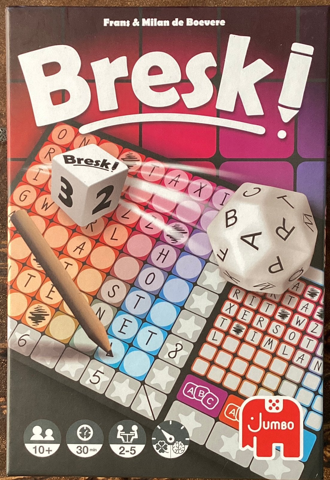 Jumbo Bresk! - Dobbelspel, Ophalen of Verzenden, Zo goed als nieuw