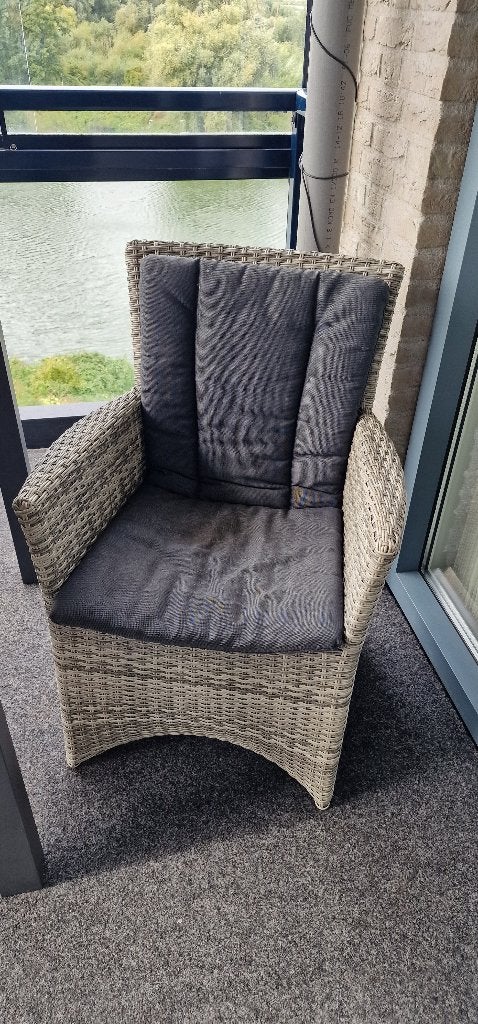 2 tuinstoelen, Tuin en Terras, Tuinstoelen, Ophalen, Gebruikt, Kunststof