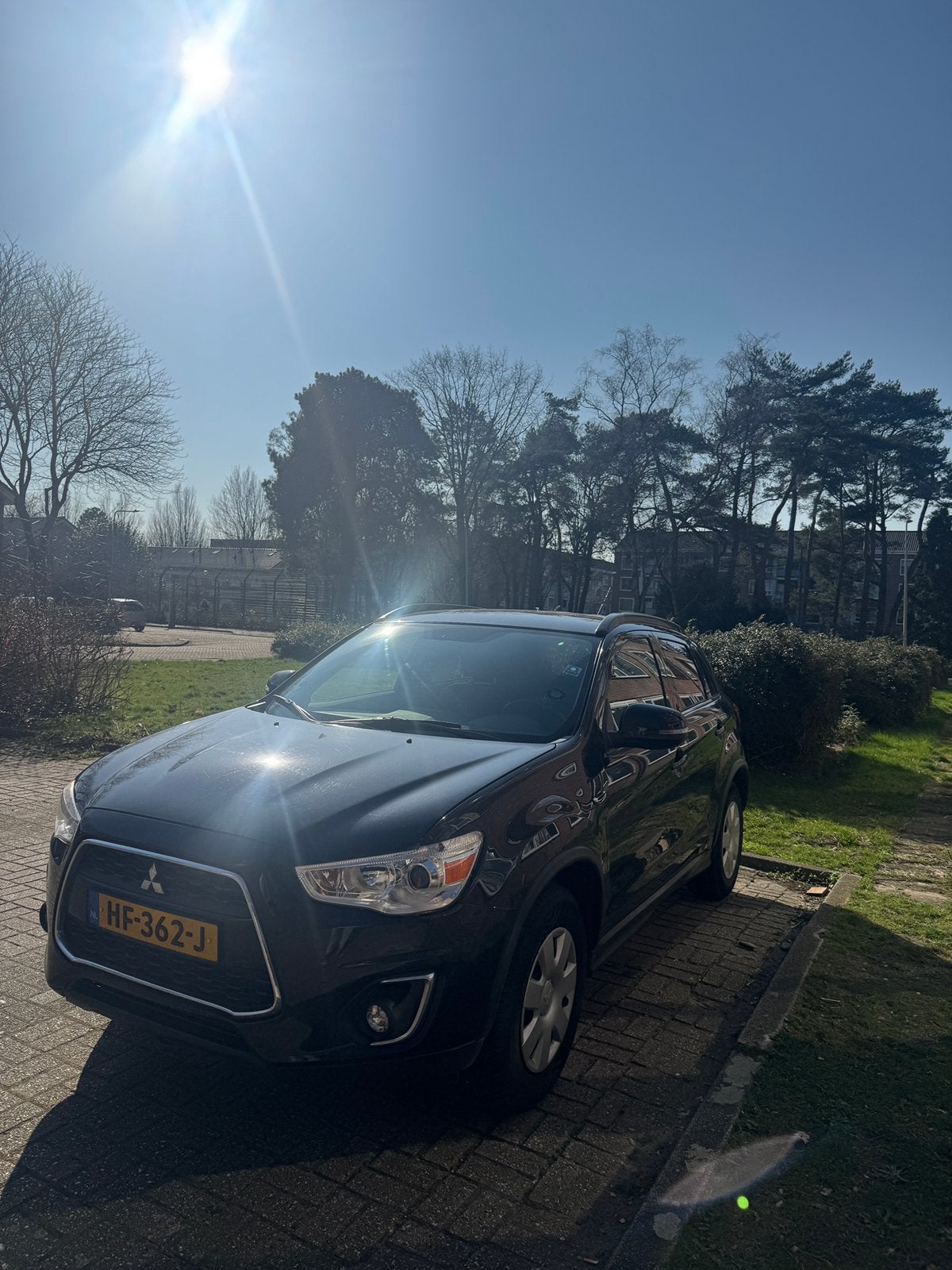 Mitsubishi ASX 1.6 86KW 2015 Zwart €8.500, Auto's, Voorwielaandrijving, Stof, 4 cilinders, 1590 cc