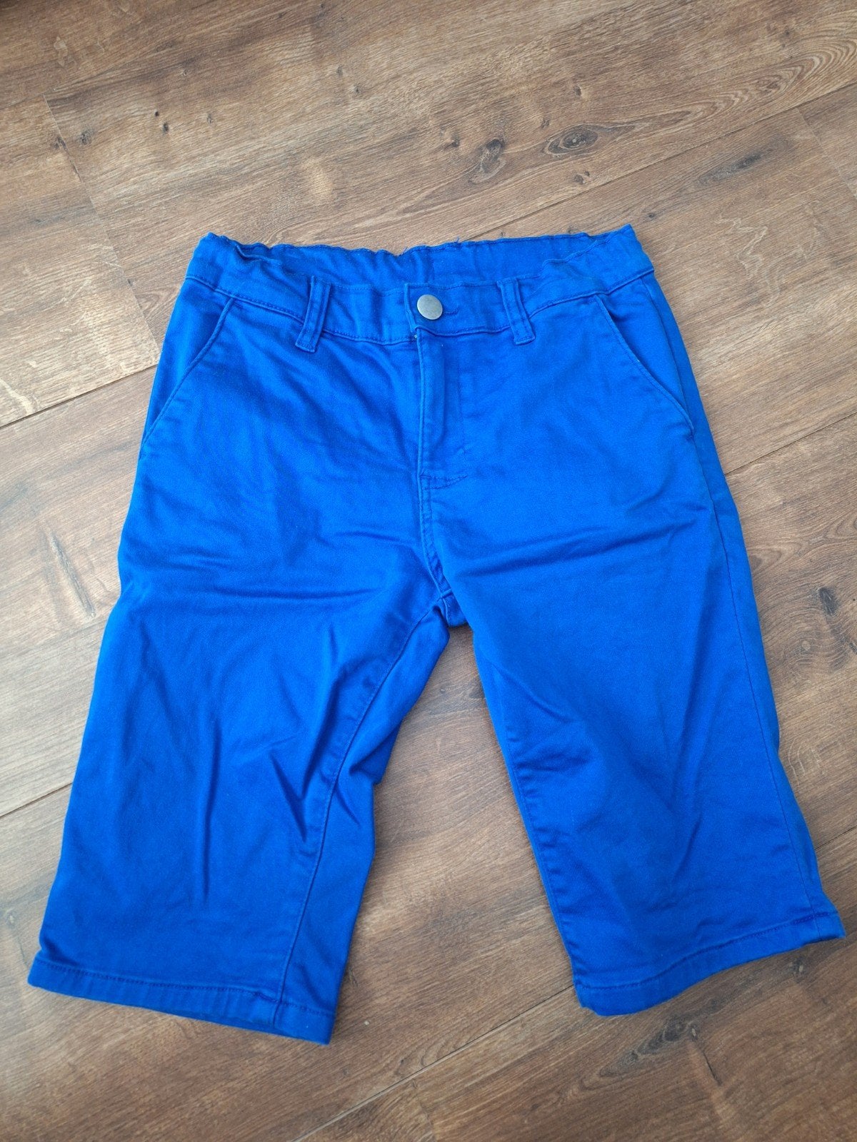 Blauwe korte broek maat 158, Broek, Gebruikt, WE, Ophalen of Verzenden