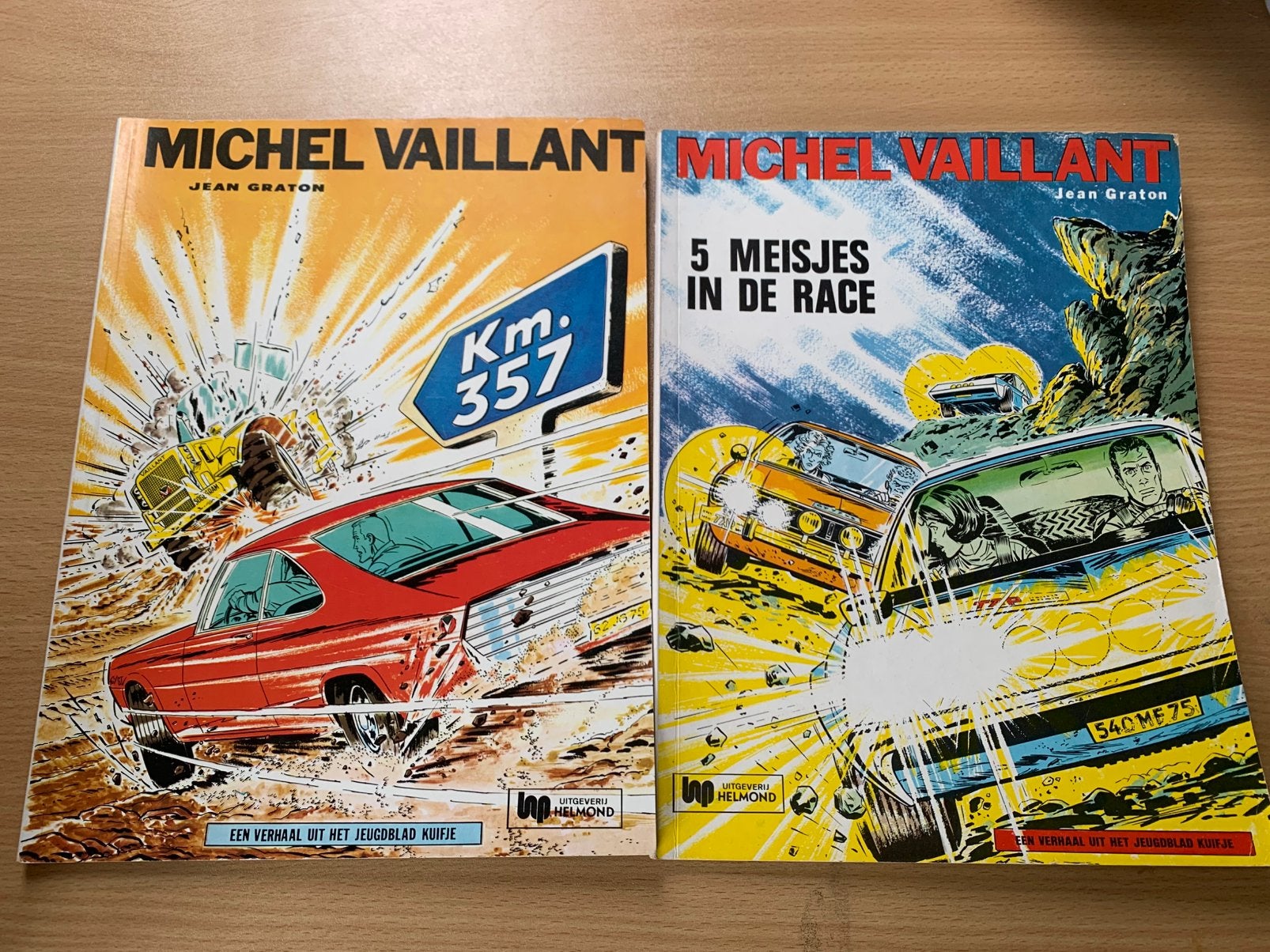2x Miche Vaillant stripboeken, Ophalen of Verzenden, Zo goed als nieuw