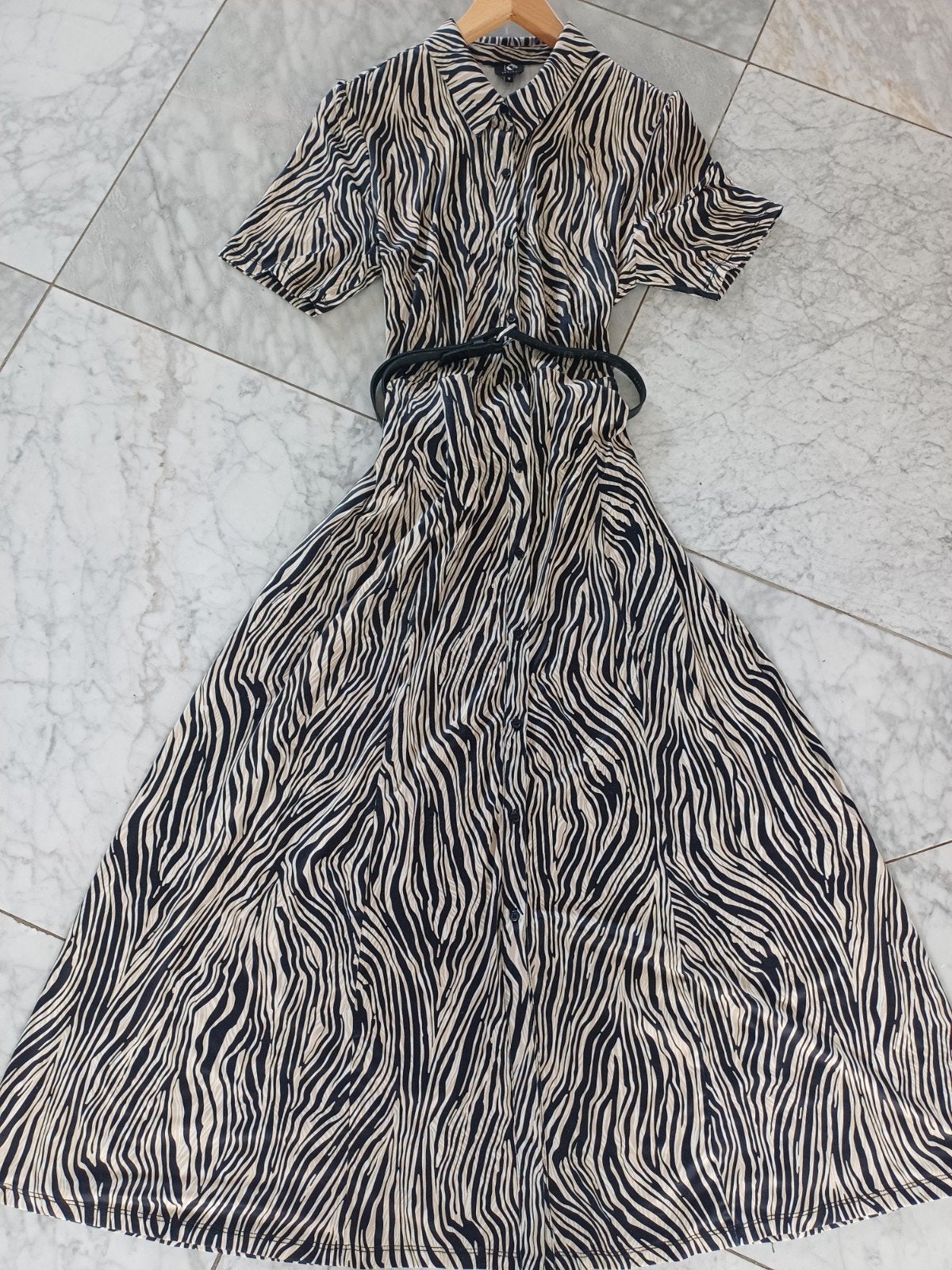 K-Design jurk maat M, Kleding | Dames, Jurken, Maat 38/40 (M), K-design, Zwart, Ophalen of Verzenden
