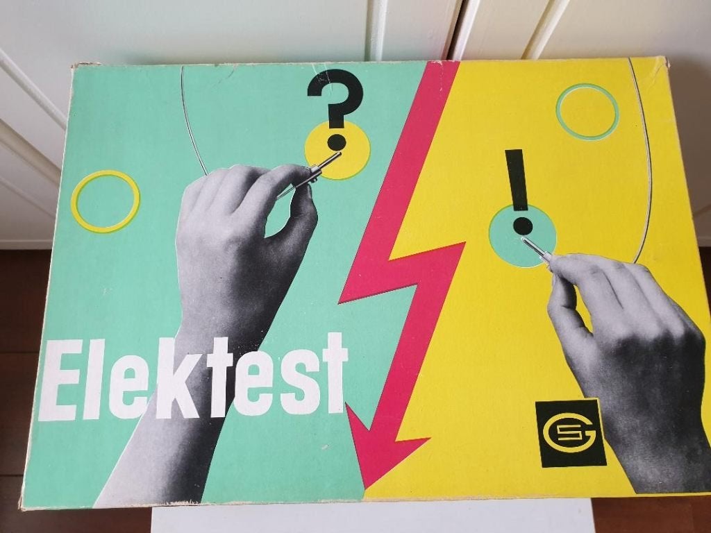 Spel Elektest, Ophalen, Gebruikt, Met licht