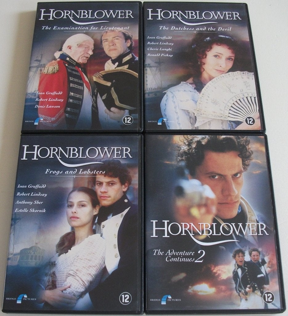 Dvd *** HORNBLOWER *** Deel 2 t/m 5, Seizoen 2, Engels, Nederlands, Ophalen of Verzenden
