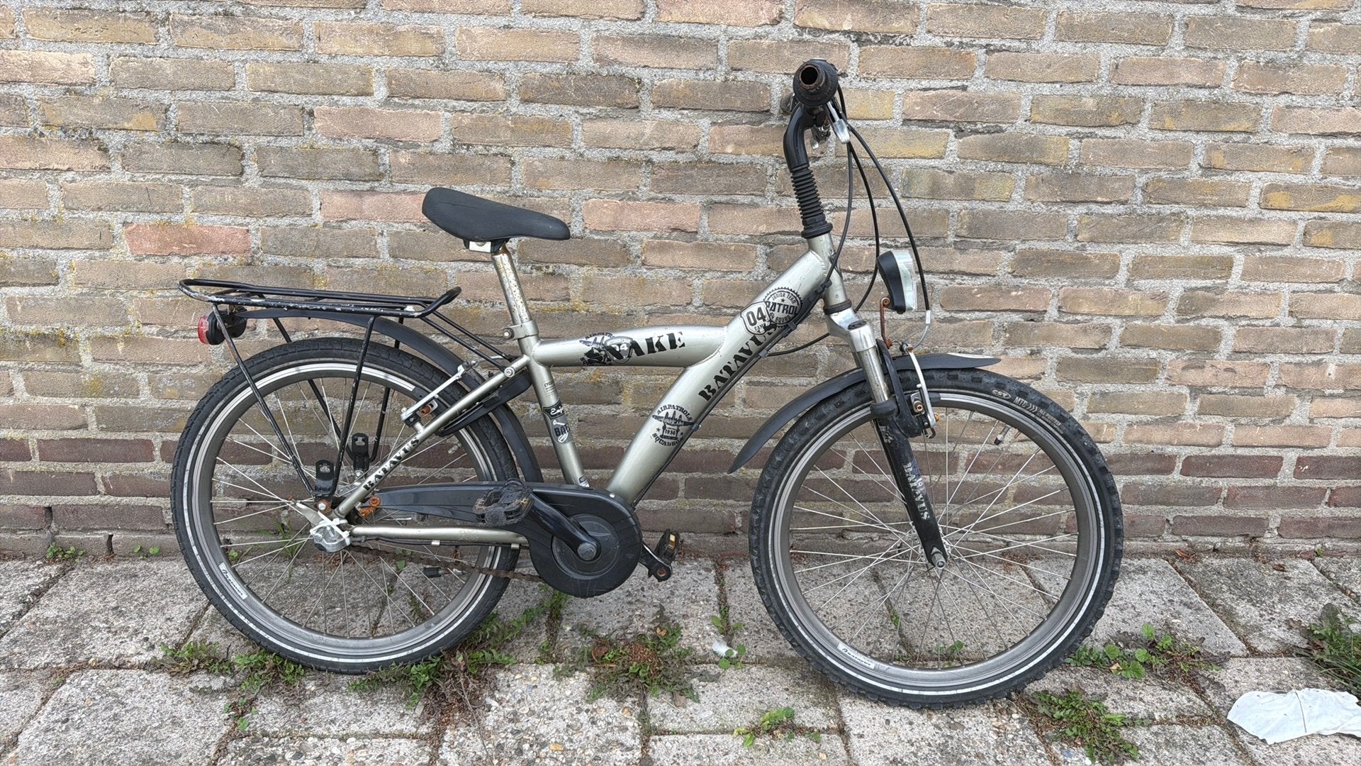 Batavus Snake 22 inch - Jongensfiets - OPKNAPPER, 22 inch, Gebruikt, Velgrem, Ophalen of Verzenden