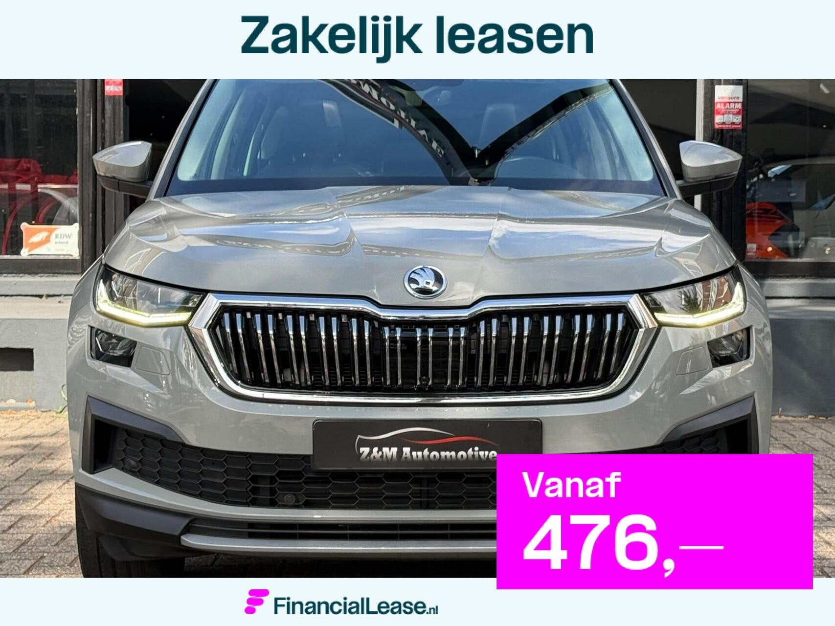 Skoda Kodiaq 1.5 TSI 7 Pers Aut*Pano*Matrix*Keyless*Navi, 4 cilinders, 150 pk, 14 km/l, Bedrijf