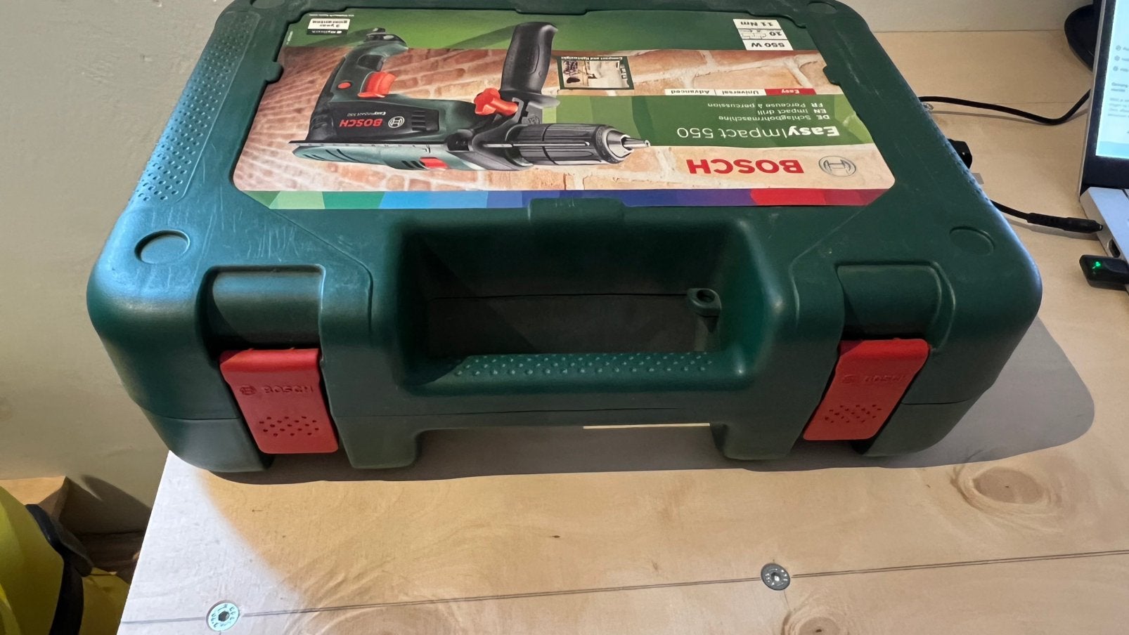 Bosch Easy impact 550, Ophalen of Verzenden, Zo goed als nieuw, Boormachine