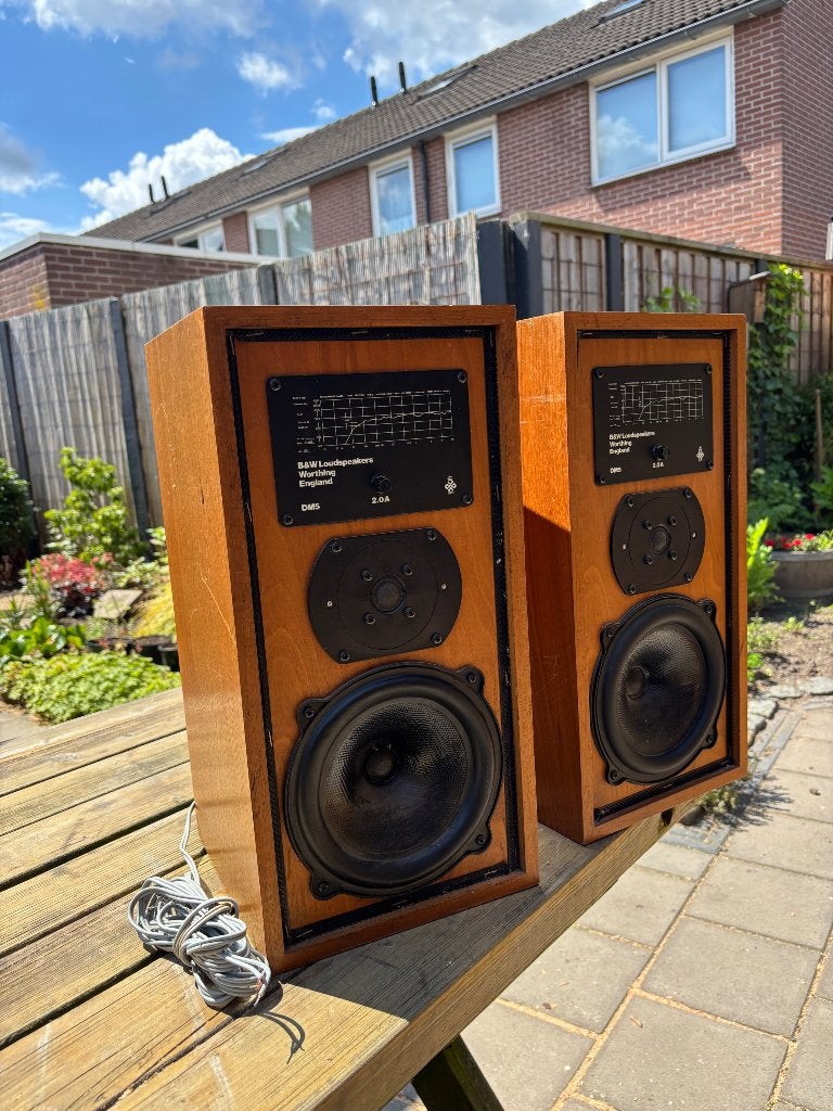 Speakers b&w, Audio, Tv en Foto, Luidsprekers, Ophalen, Gebruikt, Front, Rear of Stereo speakers, Bowers & Wilkins (B&W)