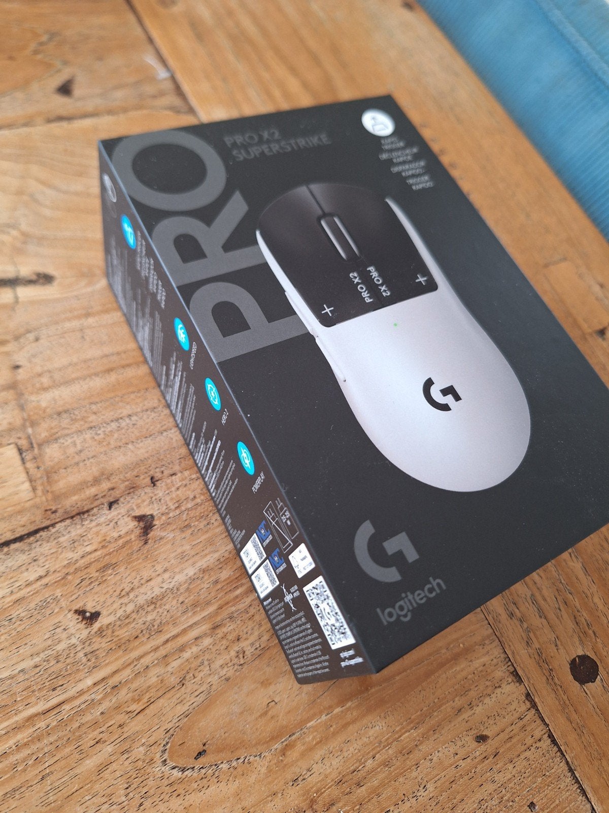 Logitech PRO X2 SUPERSTRIKE, Computers en Software, Muizen, Rechtshandig, Muis, Logitech, Ergonomisch
