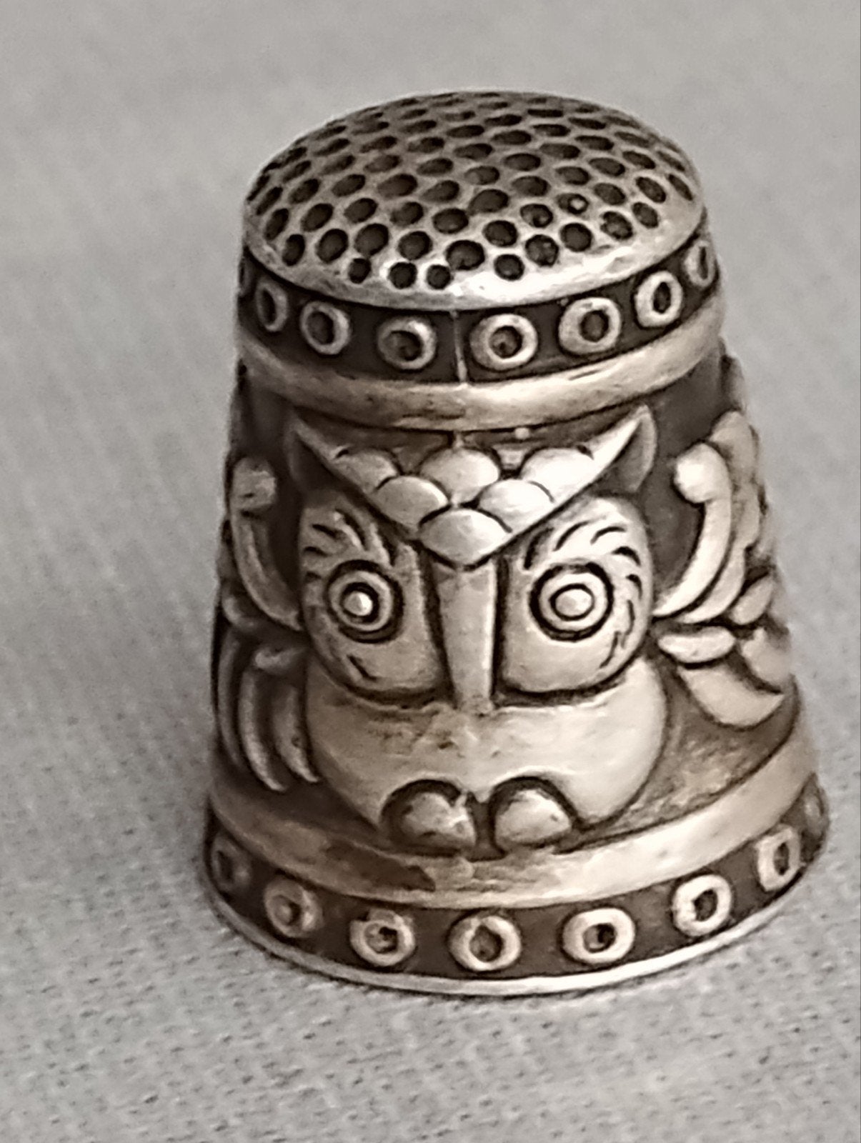 zilveren vingerhoedje, Ophalen of Verzenden, Zo goed als nieuw, Zilver