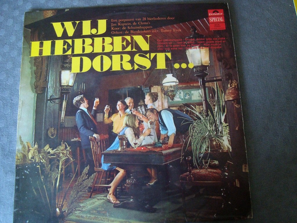 Wij hebben dorst..., Ophalen of Verzenden, Zo goed als nieuw, 12 inch, Levenslied of Smartlap