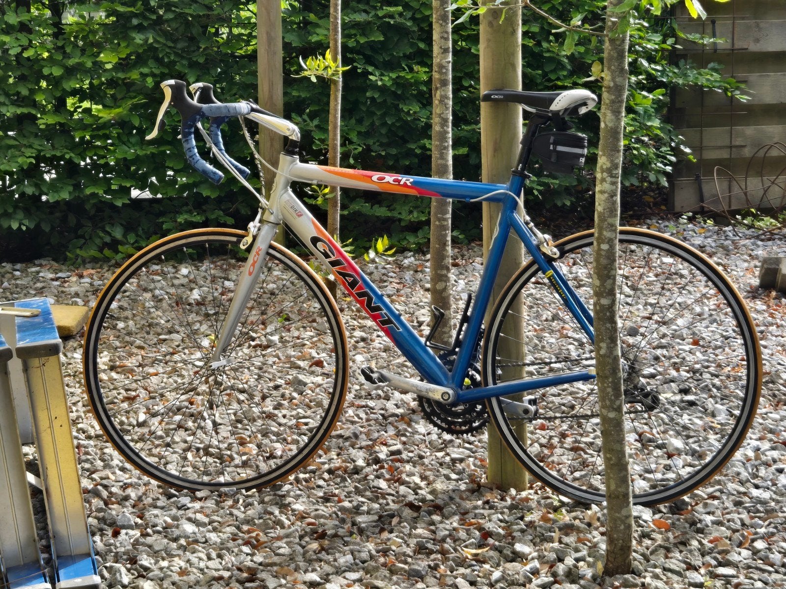 Giant OCR Racefiets - Blauw/Zilver - Maat L (55.5 cm), Gebruikt, Aluminium, Meer dan 20 versnellingen, 53 tot 57 cm