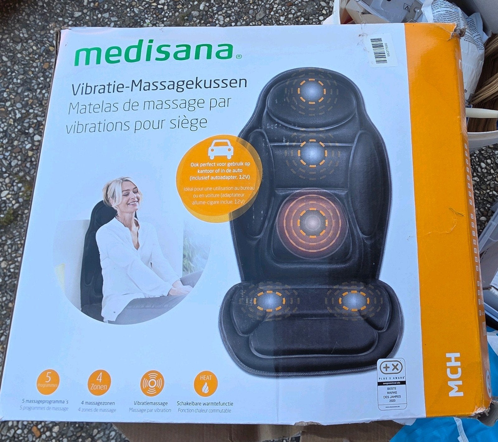 Medisana vibratie massage kussen, Sport en Fitness, Massageproducten, Ophalen of Verzenden, Zo goed als nieuw, Massagestoel of Kussen
