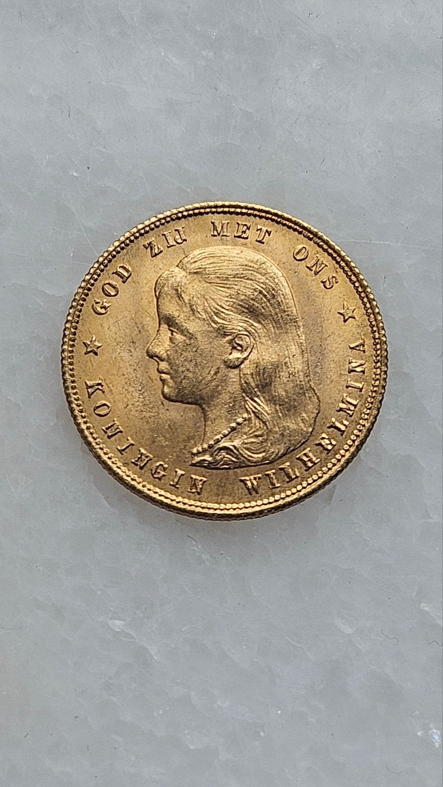 gouden tientje 1897, Ophalen of Verzenden, Koningin Wilhelmina, 10 gulden, Goud