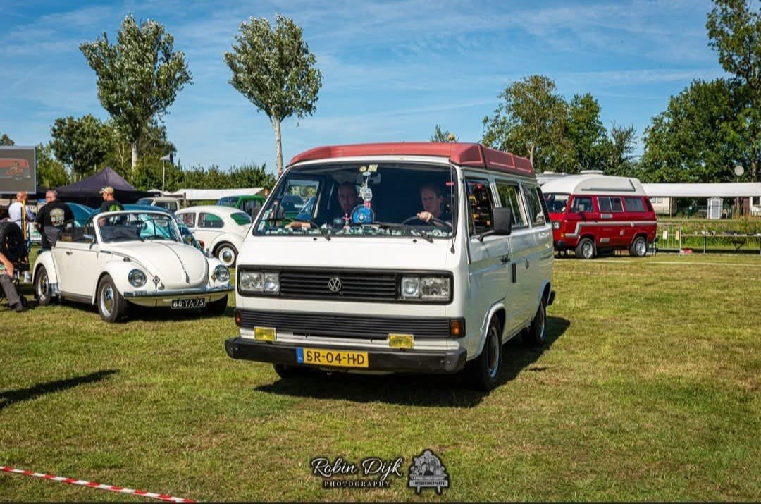 Volkswagen t3 camper 1987, Auto's, Achterwielaandrijving, Overige modellen, 1600 cc, Wit
