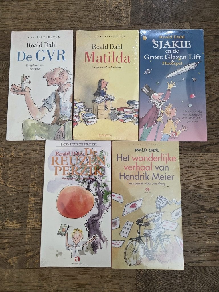 5 Luisterboeken van Roald Dahl (nieuw in folie), Boeken, Luisterboeken, Ophalen of Verzenden, Cd, Kind