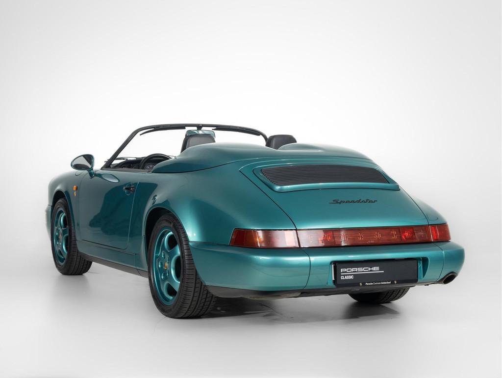 Porsche 911 964 Speedster | 1 of 7 in Wimbledon Green, Auto's, Oldtimers, Zwart, Bedrijf, 3600 cc, 2 stoelen
